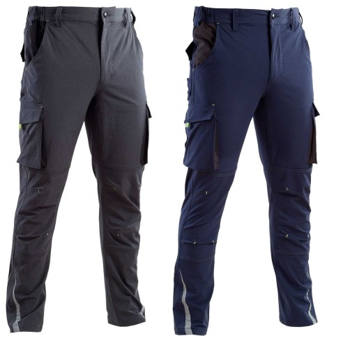 Pantaloni da Lavoro Elasticizzati Slim Fit Rider