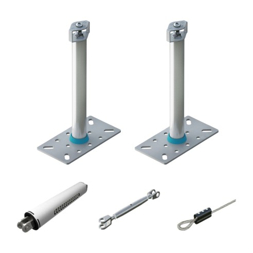 Kit Linea Vita in Acciaio Inox Rego H-STOP TH 40