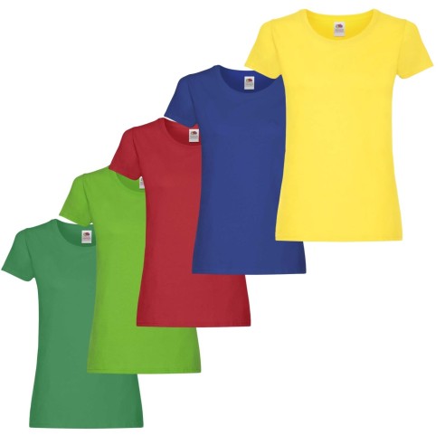 T-Shirt Donna - Fruit of the Loom Original T Lady