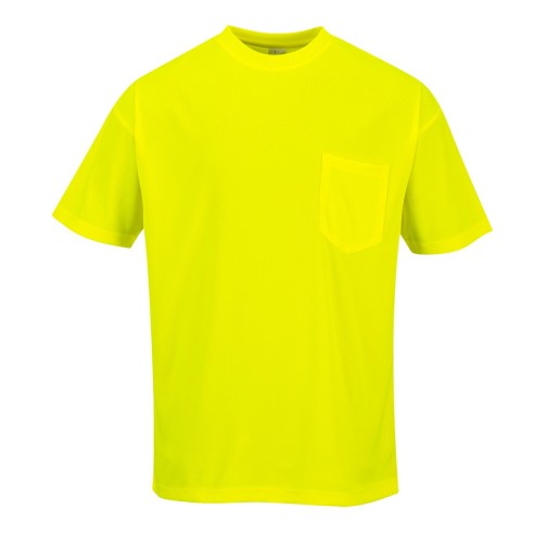 Abbigliamento da lavoro | T-Shirt Day-Vis Maniche Corte Gialla