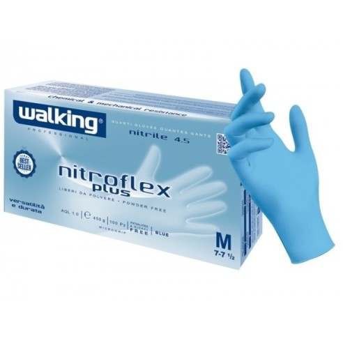 Guanti Monouso In Nitrile Walking Nitroflex Plus