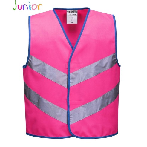 Abbigliamento Alta Visibilità |Gilet Ad Alta Visibilita Junior Rosa