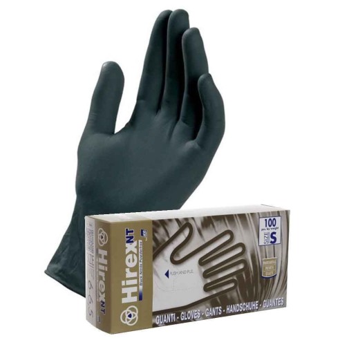 Guanti in Nitrile Nero Senza Polvere ICO ESBN (100 pz)