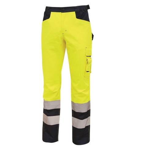 Pantaloni Alta Visibilita Estivi Upower Light Giallo/Navy