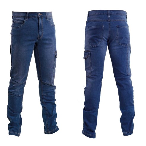 Jeans da Lavoro Elasticizzato dotato di 7 Tasche | In Promo a € 19,90