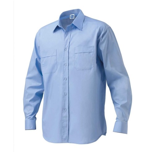 Camicia da Lavoro Maniche Lunghe Siggi King - Celeste