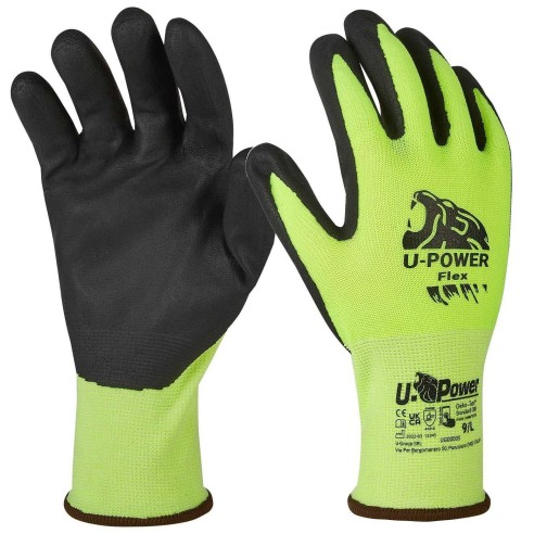 Guanti da Lavoro UPower Flex Verde Fluo